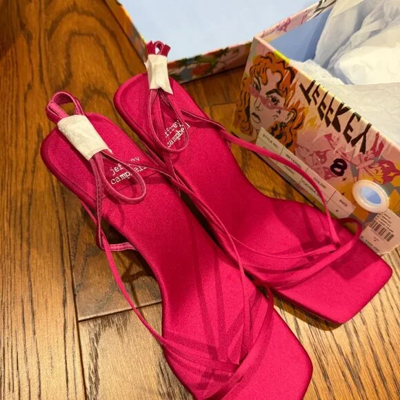 🏷 *NWT* 👠✨ Jeffrey Campbell Fluxx Kitten Heels – Raspberry Pink ✨👠- Picture 4 of 11